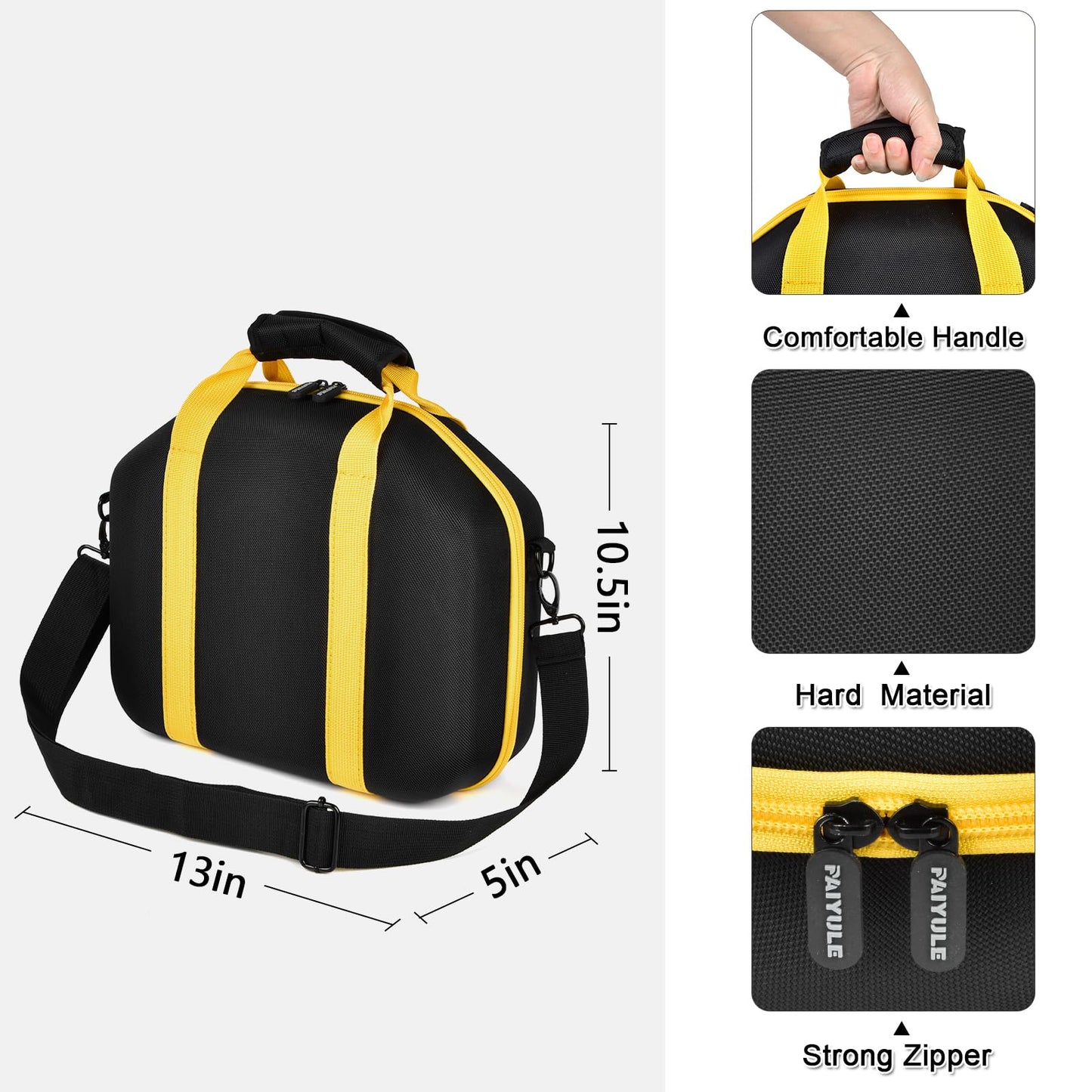 Air Compressor Case for DEWALT 20V MAX Tire Inflator DCC020IB Portable Cordless Battery Air Pump Bag for Car (Box Only)