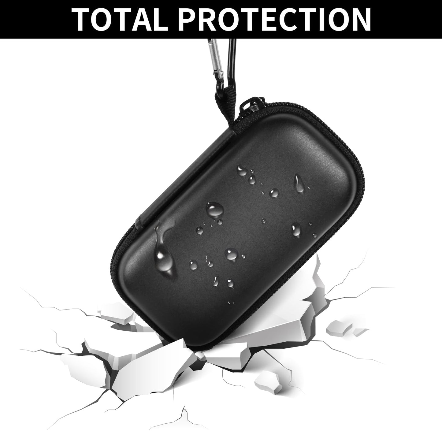 Heart Rate Monitor Case for AliveCor for KardiaMobile 6L / 6L Max 1L Personal EKG Monitor Storage Holder (Pill Box Included)