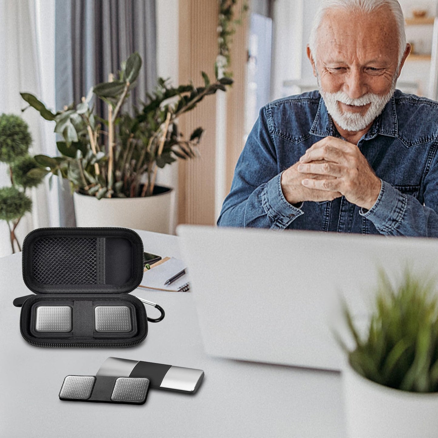 Heart Rate Monitor Case for AliveCor for KardiaMobile 6L / 6L Max 1L Personal EKG Monitor Storage Holder (Pill Box Included)