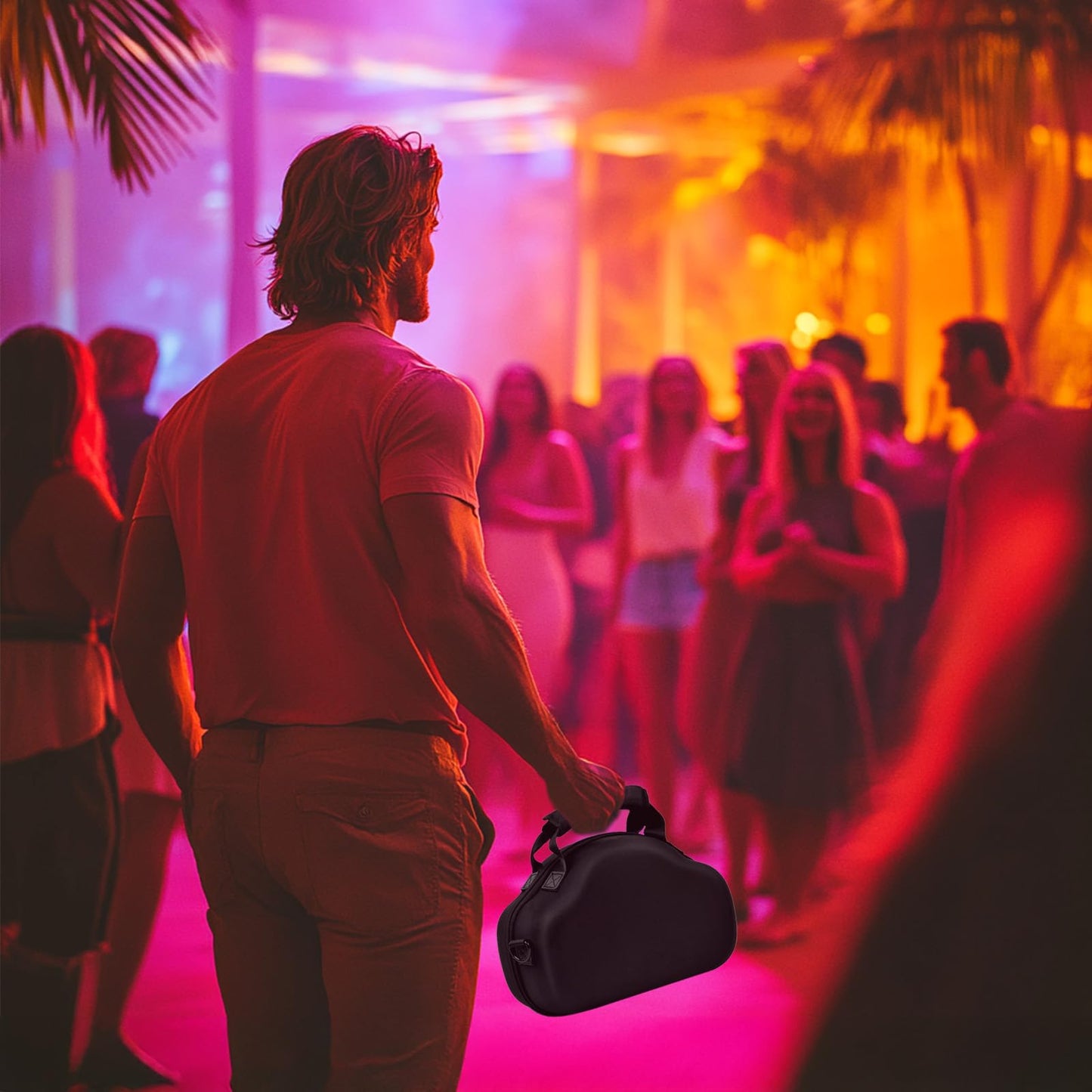 Case Compatible with Bose SoundLink Max Portable Speaker, Large Wireless Bluetooth Speaker Organizer with Carring Handle (Box Only)