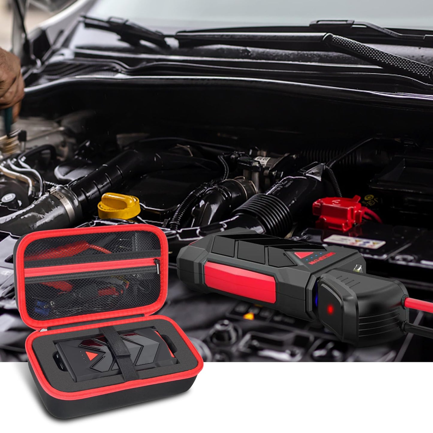 Case for NEXPOW T11F, NEXPOW Q10S, AstroAI S8 , BIUBLE, BUTURE Car Jump Starter Tool Case  (Box Only)