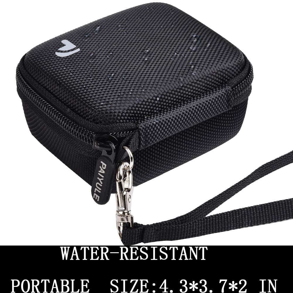 Case Compatible for JBL GO 2/ for JBL GO Portable Bluetooth Waterproof Speaker, Travel Storage Bag Holder Fits for USB Cable and Charger. (Speaker and Accessories not Includes)-Black
